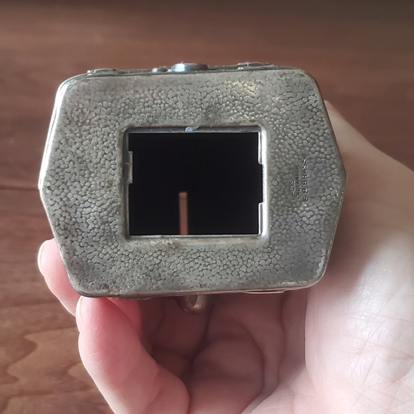 Vintage 1920s Metal Bulldog Dog Coin Bank Silver Plate Denmark - Picture 6 of 9